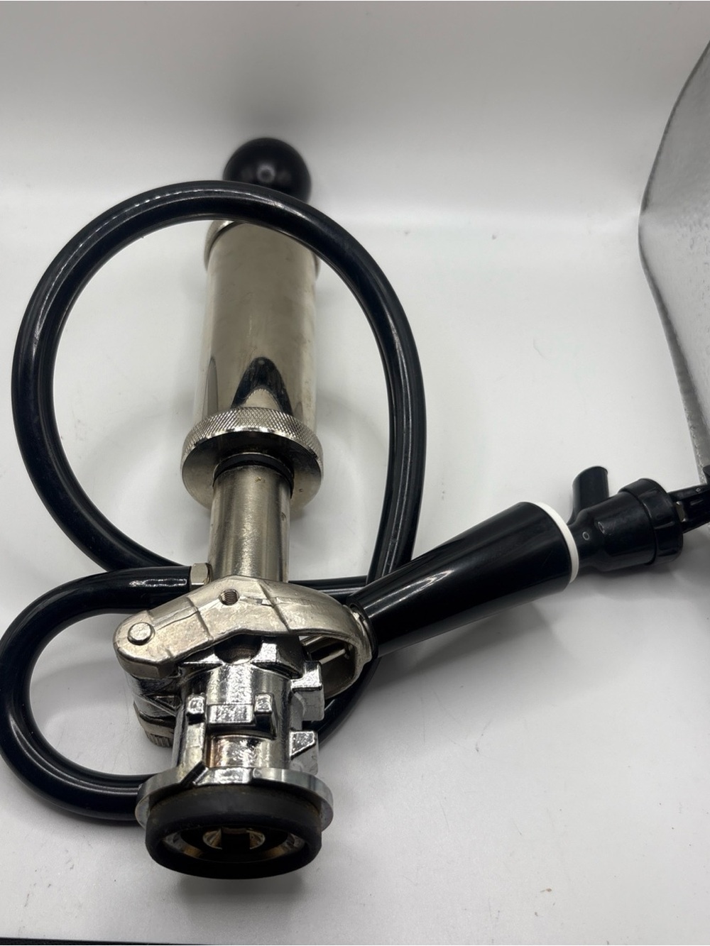 Chrome Keg Beer Tap Hand Pump Domestic 8"